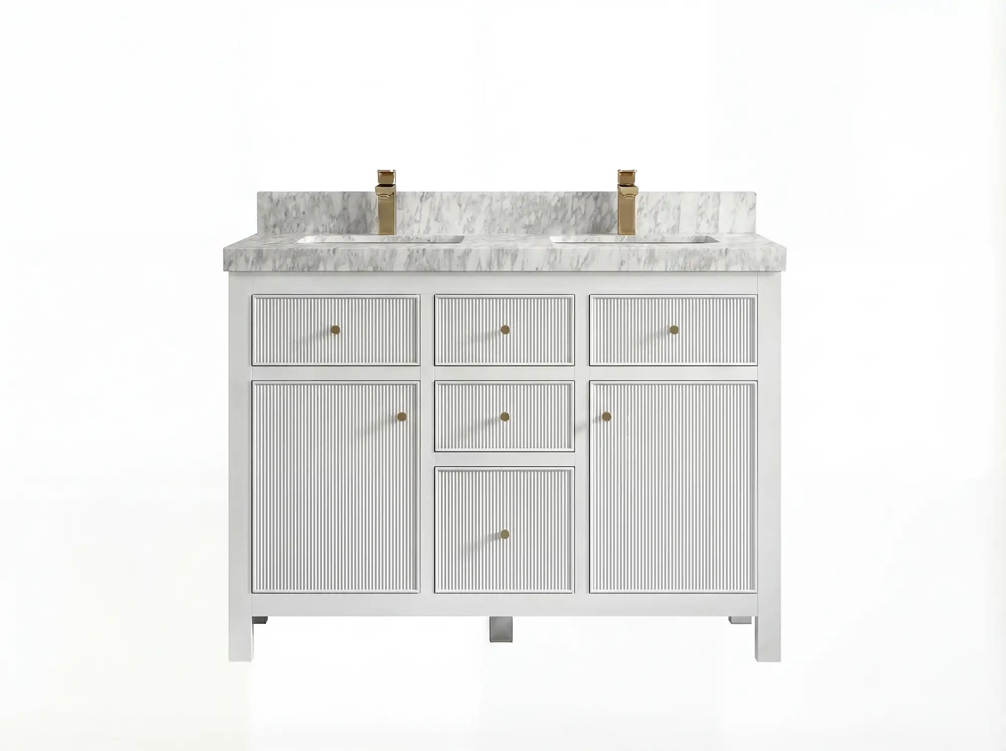 Sonoma 48 in. W x 22 in. D Double Sink Bathroom Vanity - Willow Bath and Vanity