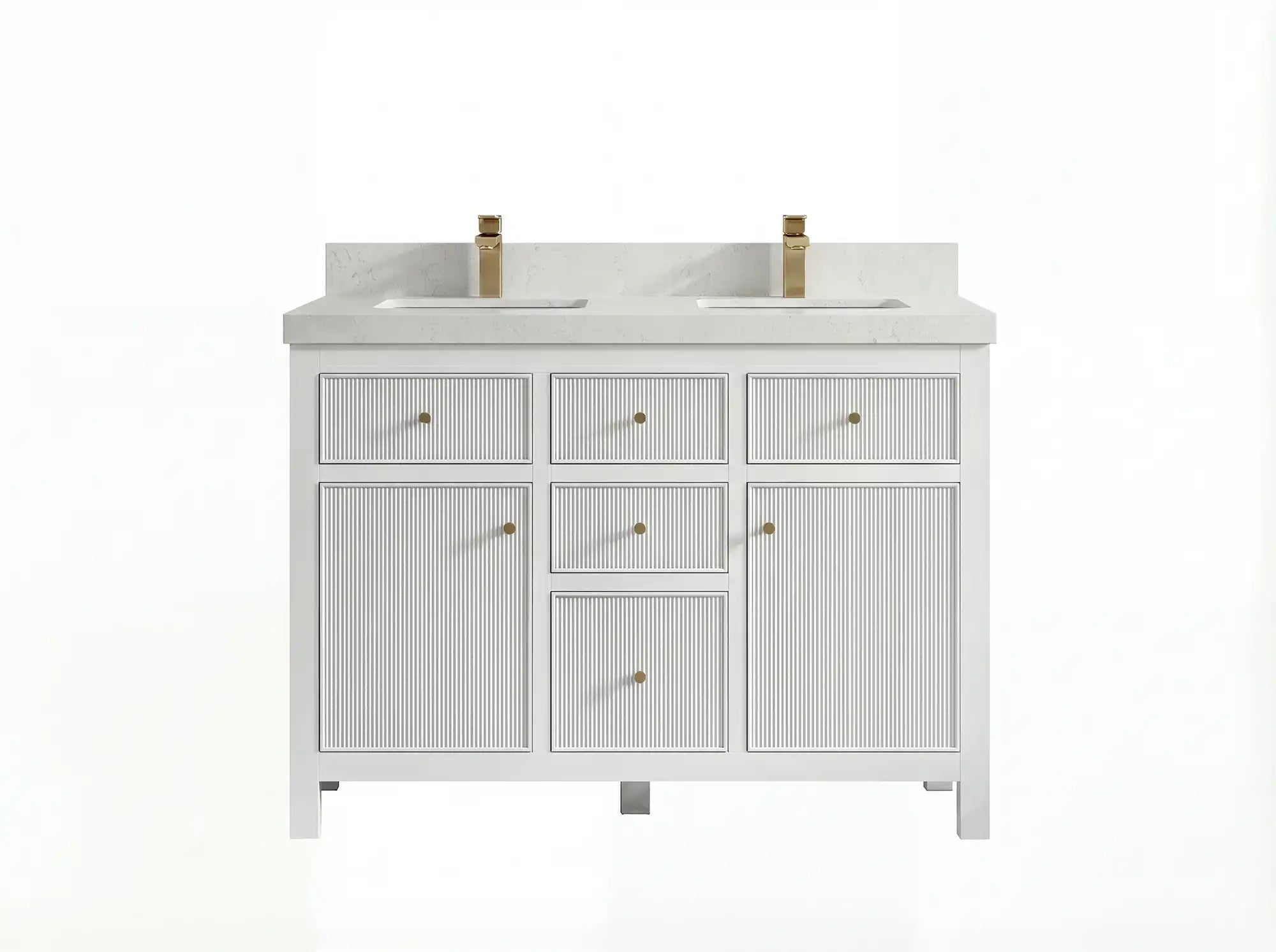 Sonoma 48 in. W x 22 in. D Double Sink Bathroom Vanity - Willow Bath and Vanity