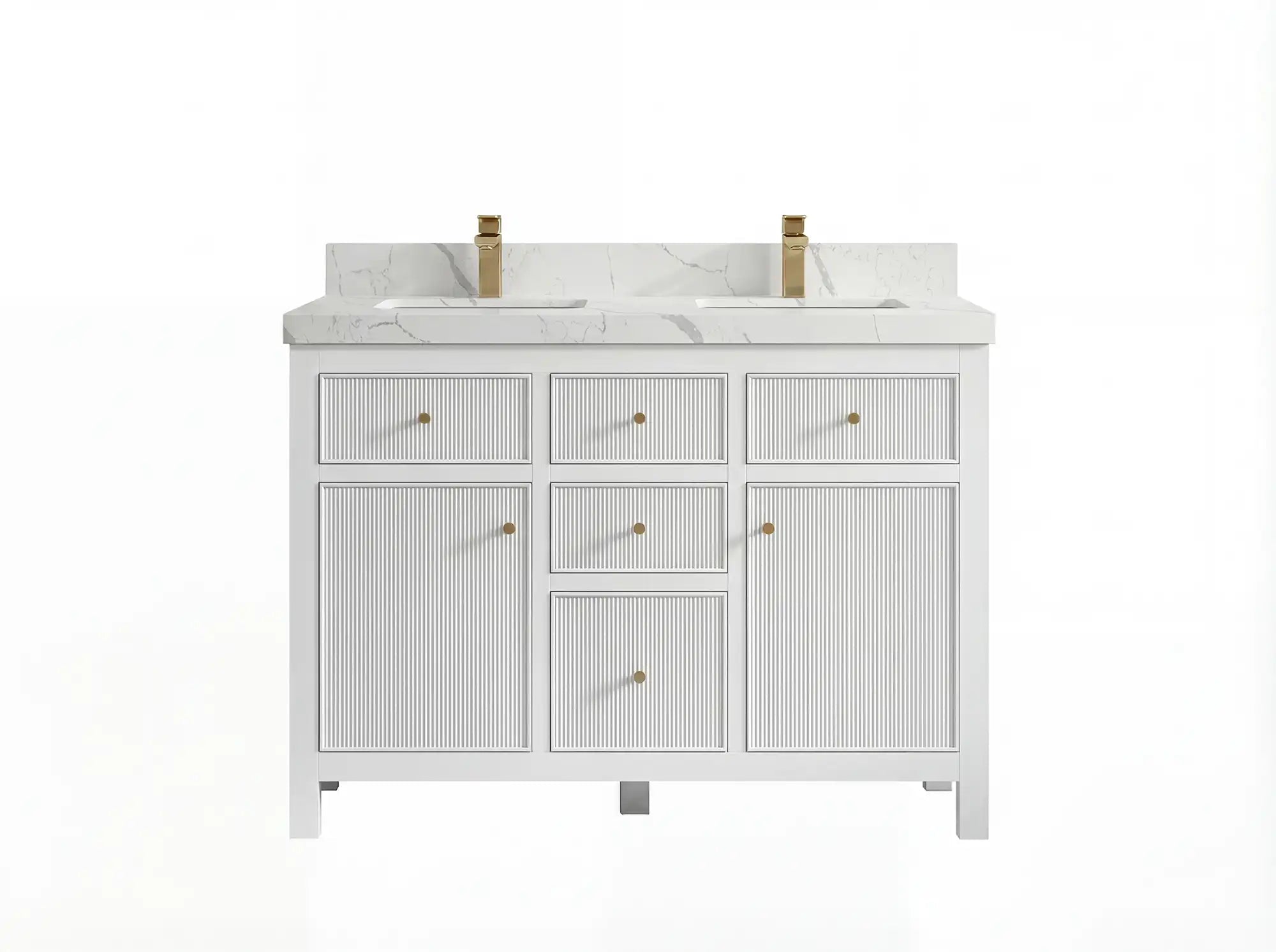Sonoma 48 in. W x 22 in. D Double Sink Bathroom Vanity - Willow Bath and Vanity