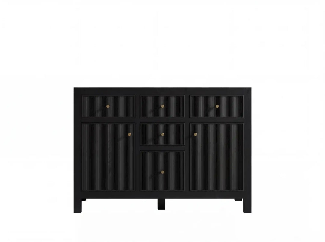 Sonoma 48 in. W x 22 in. D Double Sink Bathroom Vanity | 
              
                Black
                
                  
             - SON-CAB-BLK-47D - photo №5