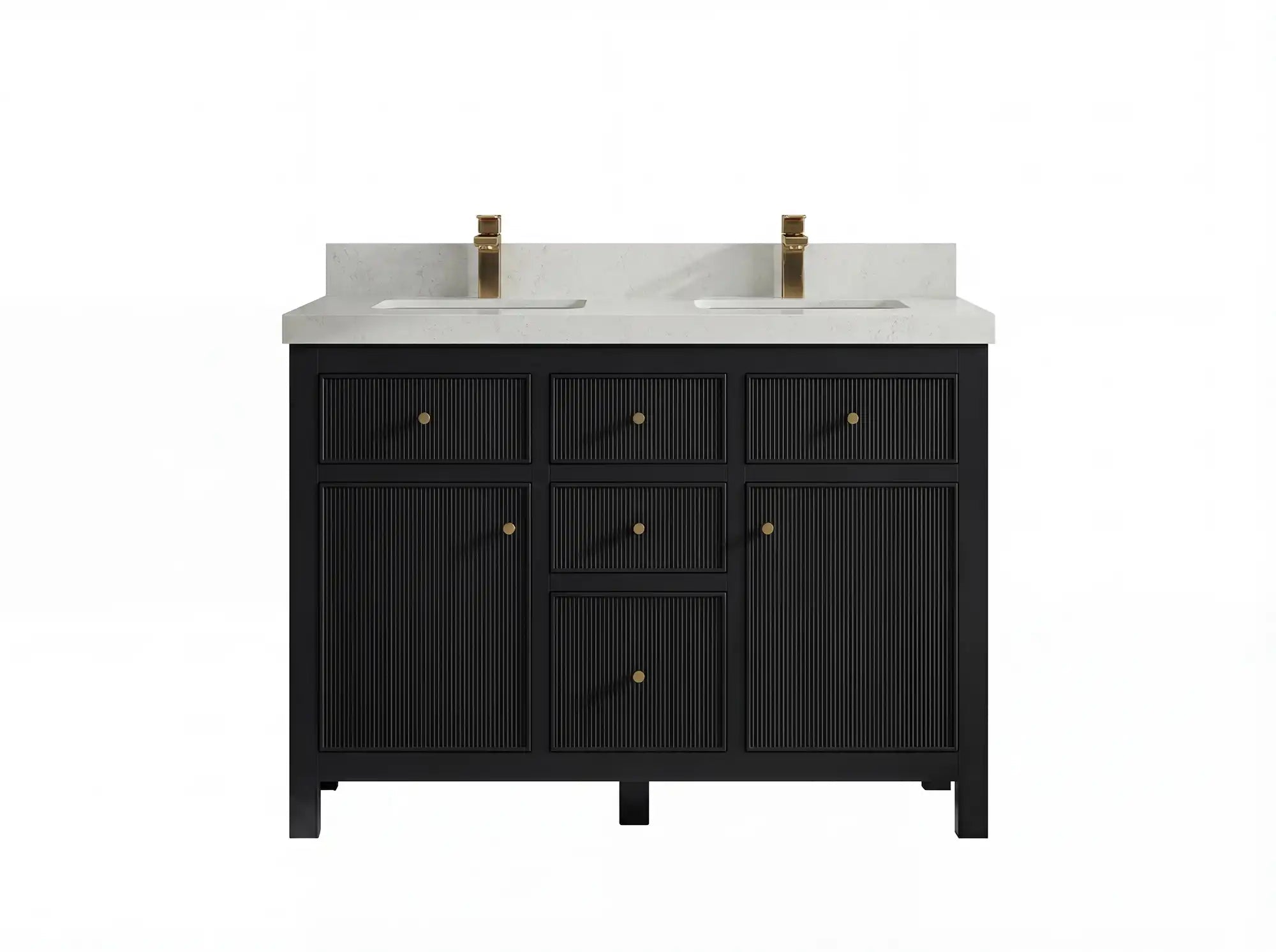 Sonoma 48 in. W x 22 in. D Double Sink Bathroom Vanity - Willow Bath and Vanity