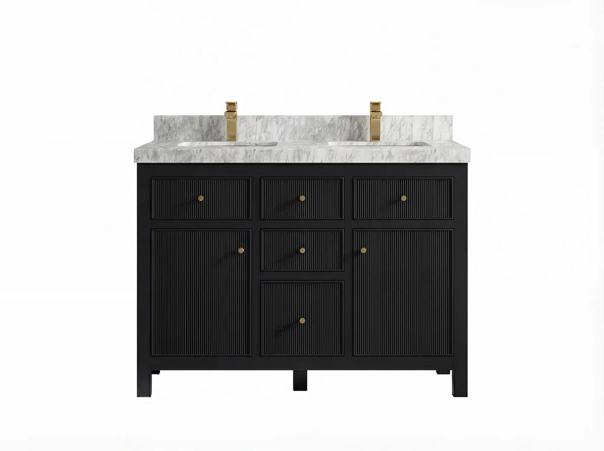 Sonoma 48 in. W x 22 in. D Double Sink Bathroom Vanity - Willow Bath and Vanity