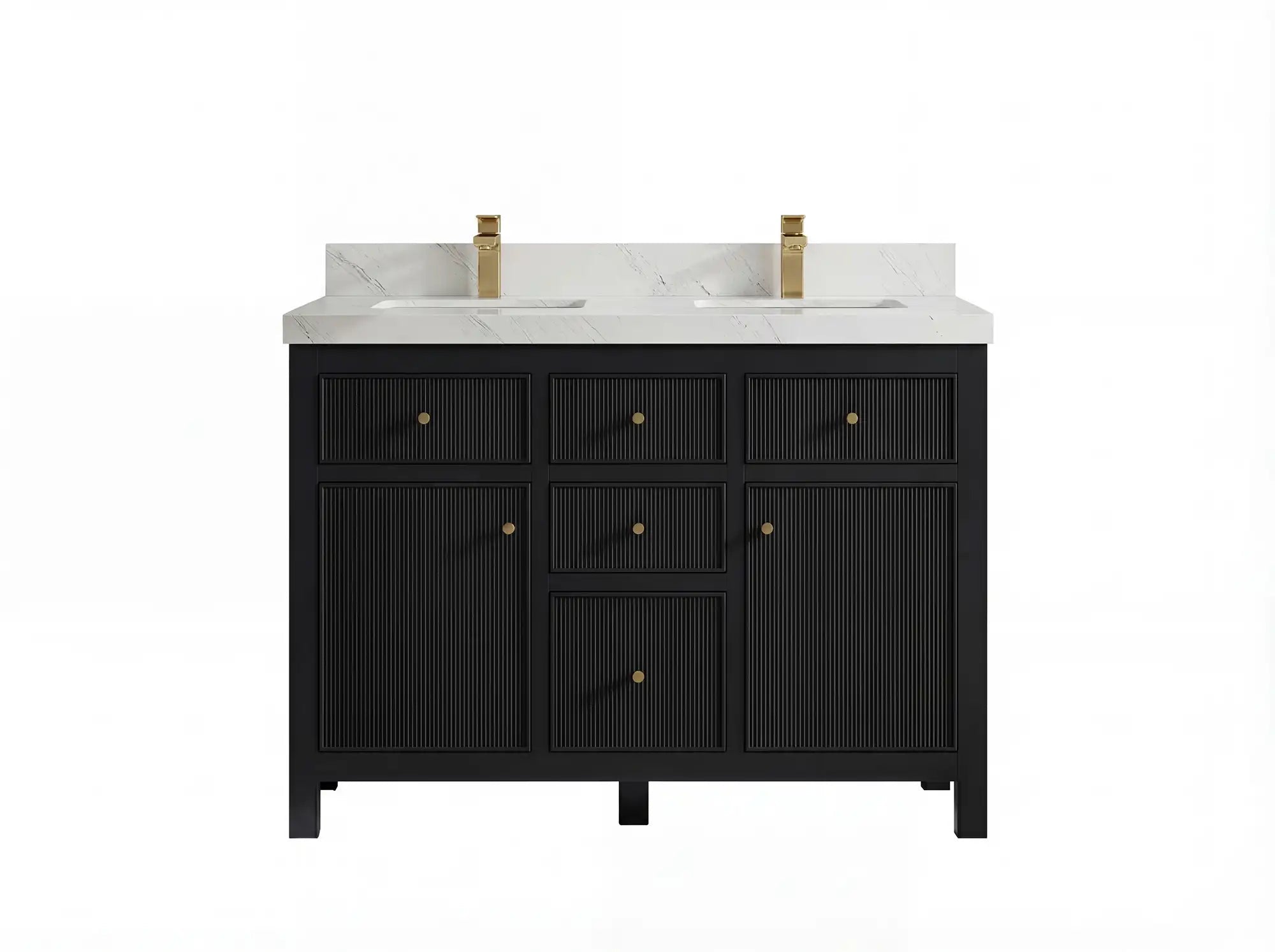Sonoma 48 in. W x 22 in. D Double Sink Bathroom Vanity - Willow Bath and Vanity