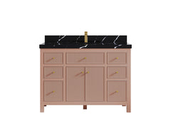 Sonoma 48 in W x 22 in D Free Standing Reeded Single Sink Bathroom Vanity - photo 9