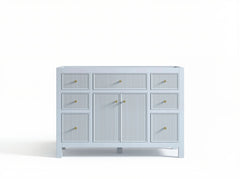 Sonoma 48 in W x 22 in D Free Standing Reeded Single Sink Bathroom Vanity - photo 3