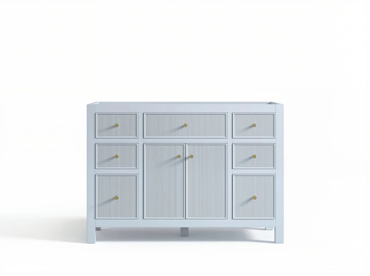 Sonoma 48 in W x 22 in D Free Standing Reeded Single Sink Bathroom Vanity - photo 28