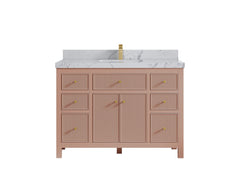 Sonoma 48 in W x 22 in D Free Standing Reeded Single Sink Bathroom Vanity - photo 41