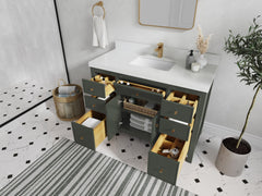 Sonoma 48 in W x 22 in D Free Standing Reeded Single Sink Bathroom Vanity - photo 3