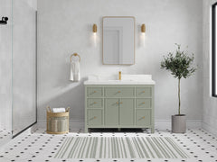 Sonoma 48 in W x 22 in D Free Standing Reeded Single Sink Bathroom Vanity - photo 4