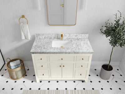 Sonoma 48 in W x 22 in D Free Standing Reeded Single Sink Bathroom Vanity - Willow Bath and Vanity