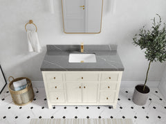 Sonoma 48 in W x 22 in D Free Standing Reeded Single Sink Bathroom Vanity - photo 32
