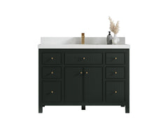Sonoma 48 in W x 22 in D Free Standing Reeded Single Sink Bathroom Vanity - photo 1