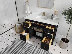 Sonoma 48 in W x 22 in D Free Standing Reeded Single Sink Bathroom Vanity - photo 3