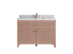 Sonoma 48 in W x 22 in D Free Standing Reeded Single Sink Bathroom Vanity - photo 37