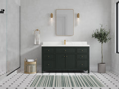 Sonoma 60 in W x 22 in D Free Standing Reeded Single Sink Bathroom Vanity - photo 4