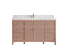 Sonoma 60 in W x 22 in D Free Standing Reeded Single Sink Bathroom Vanity - photo 18