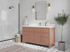 Sonoma 60 in W x 22 in D Free Standing Reeded Single Sink Bathroom Vanity - photo 2