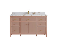 Sonoma 60 in W x 22 in D Free Standing Reeded Single Sink Bathroom Vanity - photo 51