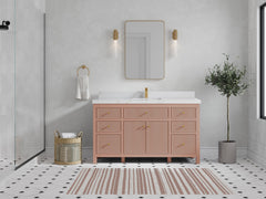 Sonoma 60 in W x 22 in D Free Standing Reeded Single Sink Bathroom Vanity - photo 20