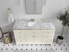 Sonoma 60 in W x 22 in D Free Standing Reeded Single Sink Bathroom Vanity - photo 18