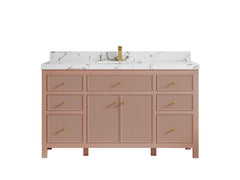 Sonoma 60 in W x 22 in D Free Standing Reeded Single Sink Bathroom Vanity - photo 48