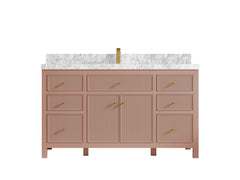 Sonoma 60 in W x 22 in D Free Standing Reeded Single Sink Bathroom Vanity - photo 24