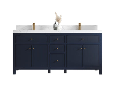 Sonoma 72 in W x 22 in D Free Standing Reeded Double Sink Bathroom Vanity - Willow Bath and Vanity