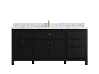Sonoma 72 in W x 22 in D Free Standing Reeded Single Sink Bathroom Vanity - Willow Bath and Vanity
