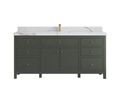 Sonoma 72 in W x 22 in D Free Standing Reeded Single Sink Bathroom Vanity - photo 23