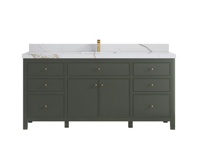 Sonoma 72 in W x 22 in D Free Standing Reeded Single Sink Bathroom Vanity - Willow Bath and Vanity