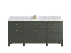Sonoma 72 in W x 22 in D Free Standing Reeded Single Sink Bathroom Vanity - photo 19