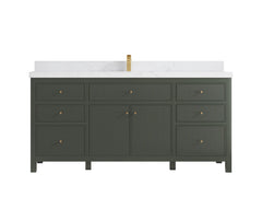 Sonoma 72 in W x 22 in D Free Standing Reeded Single Sink Bathroom Vanity - photo 33