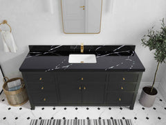 Sonoma 72 in W x 22 in D Free Standing Reeded Single Sink Bathroom Vanity - photo 4