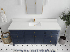 Sonoma 72 in W x 22 in D Free Standing Reeded Single Sink Bathroom Vanity - photo 13