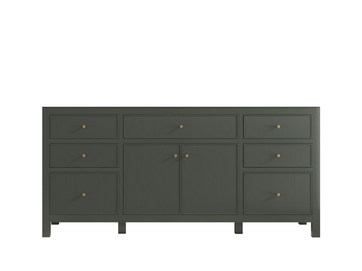 Sonoma 72 in W x 22 in D Free Standing Reeded Single Sink Bathroom Vanity - photo 7
