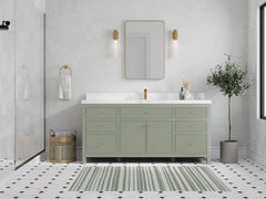 Sonoma 72 in W x 22 in D Free Standing Reeded Single Sink Bathroom Vanity - photo 4