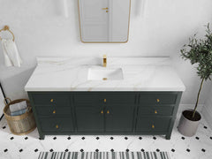 Sonoma 72 in W x 22 in D Free Standing Reeded Single Sink Bathroom Vanity - photo 18