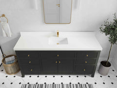 Sonoma 72 in W x 22 in D Free Standing Reeded Single Sink Bathroom Vanity - photo 20