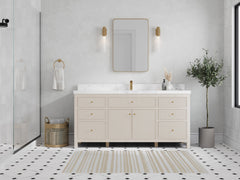 Sonoma 72 in W x 22 in D Free Standing Reeded Single Sink Bathroom Vanity - photo 4