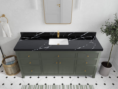 Sonoma 72 in W x 22 in D Free Standing Reeded Single Sink Bathroom Vanity - Willow Bath and Vanity
