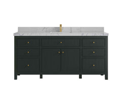 Sonoma 72 in W x 22 in D Free Standing Reeded Single Sink Bathroom Vanity - photo 35