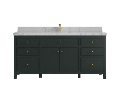 Sonoma 72 in W x 22 in D Free Standing Reeded Single Sink Bathroom Vanity - Willow Bath and Vanity