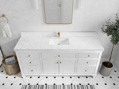 Sonoma 72 in W x 22 in D Free Standing Reeded Single Sink Bathroom Vanity - photo 30