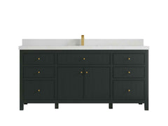 Sonoma 72 in W x 22 in D Free Standing Reeded Single Sink Bathroom Vanity - photo 9