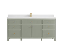 Sonoma 72 in W x 22 in D Free Standing Reeded Single Sink Bathroom Vanity - photo 34