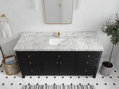 Sonoma 72 in W x 22 in D Free Standing Reeded Single Sink Bathroom Vanity - photo 8