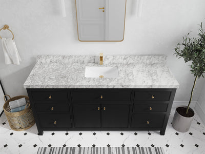 Sonoma 72 in W x 22 in D Free Standing Reeded Single Sink Bathroom Vanity - Willow Bath and Vanity