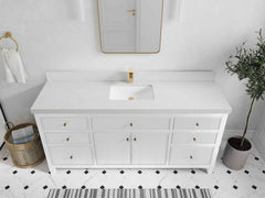 Sonoma 72 in W x 22 in D Free Standing Reeded Single Sink Bathroom Vanity - photo 12