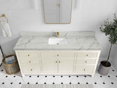 Sonoma 72 in W x 22 in D Free Standing Reeded Single Sink Bathroom Vanity - photo 20