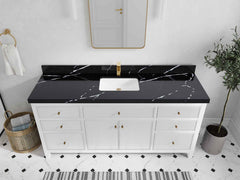 Sonoma 72 in W x 22 in D Free Standing Reeded Single Sink Bathroom Vanity - photo 14
